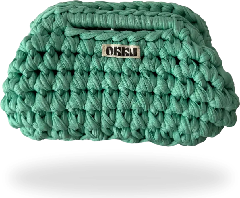 Shimmer Clutch crochet bag