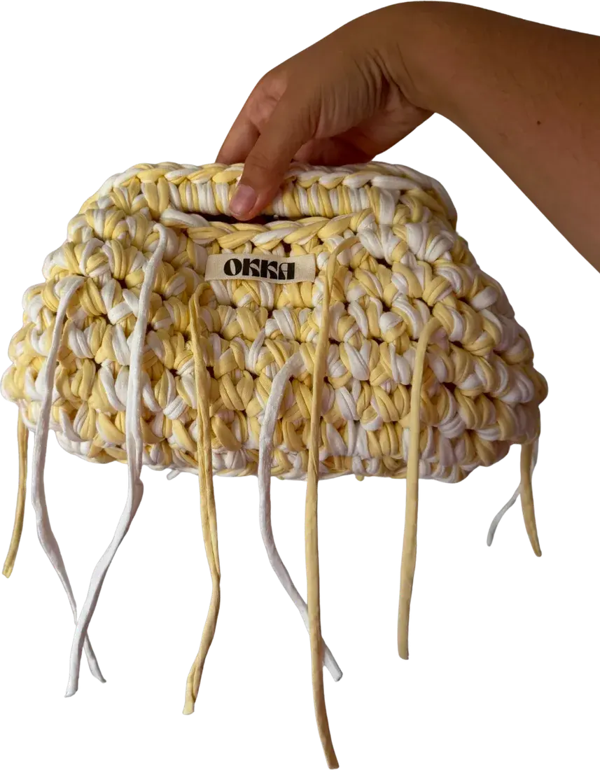 Clutch crochet bag